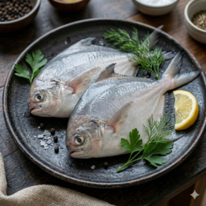 Pomfret 5/6 pieces-1Kg